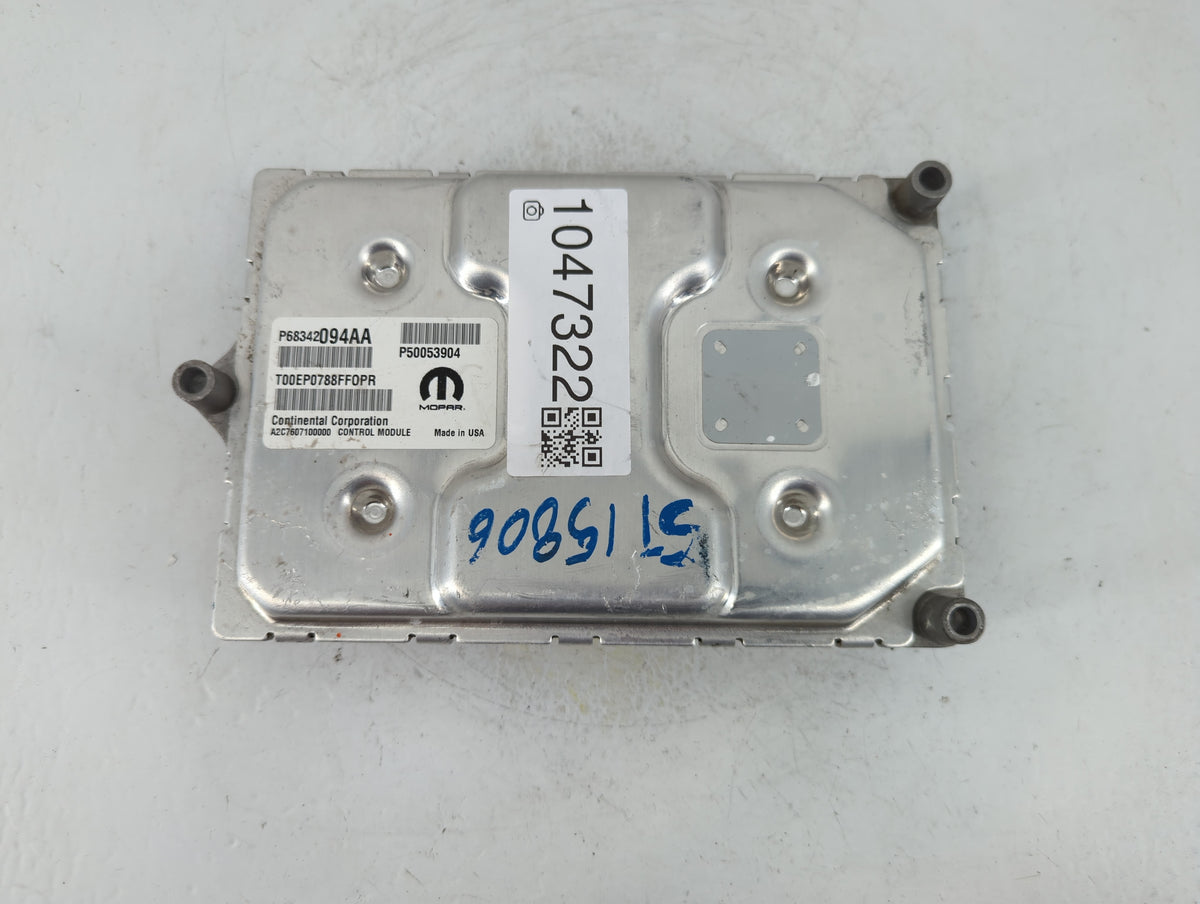 2018-2021 Jeep Renegade PCM Engine Control Computer ECU ECM PCU OEM P/N:P68342094AA Fits 2018 2019 2020 2021 OEM Used Auto P