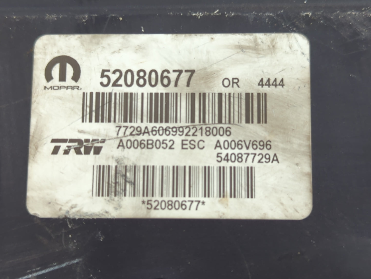 2018-2019 Jeep Renegade ABS Pump Control Module Replacement P/N:52080677 Fits Fits 2018 2019 OEM Used Auto Parts - Oemusedau