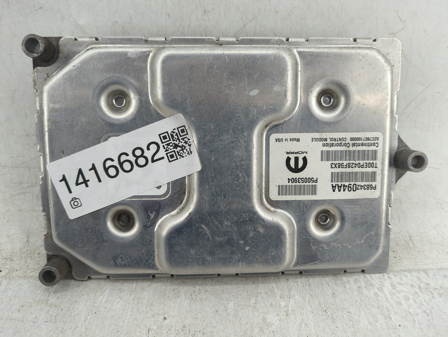 2018-2021 Jeep Renegade PCM Engine Control Computer ECU ECM PCU OEM P/N:P68342094AA Fits Fits 2018 2019 2020 2021 OEM Used A