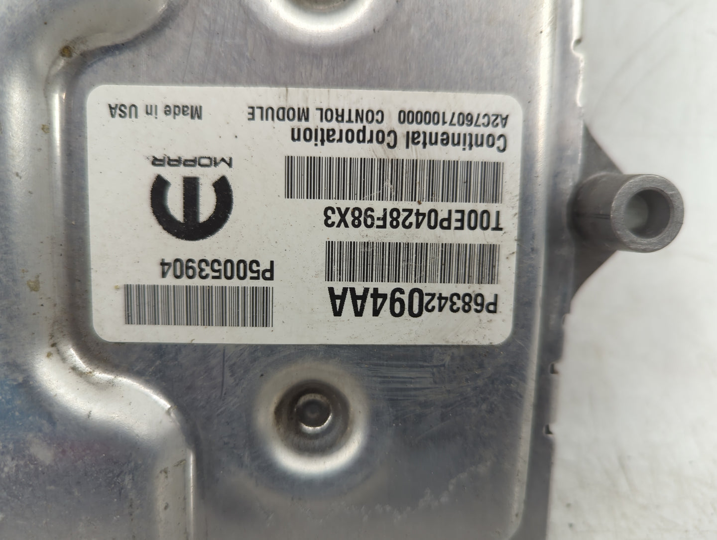 2018-2021 Jeep Renegade PCM Engine Control Computer ECU ECM PCU OEM P/N:P68342094AA Fits Fits 2018 2019 2020 2021 OEM Used A