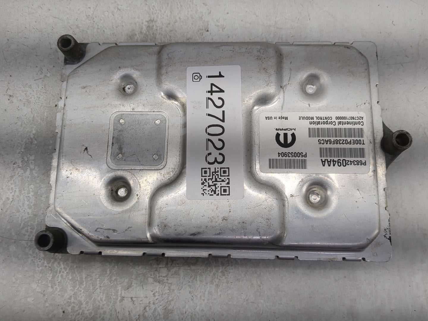 2018-2021 Jeep Renegade PCM Engine Control Computer ECU ECM PCU OEM P/N:P68342094AA Fits Fits 2018 2019 2020 2021 OEM Used A