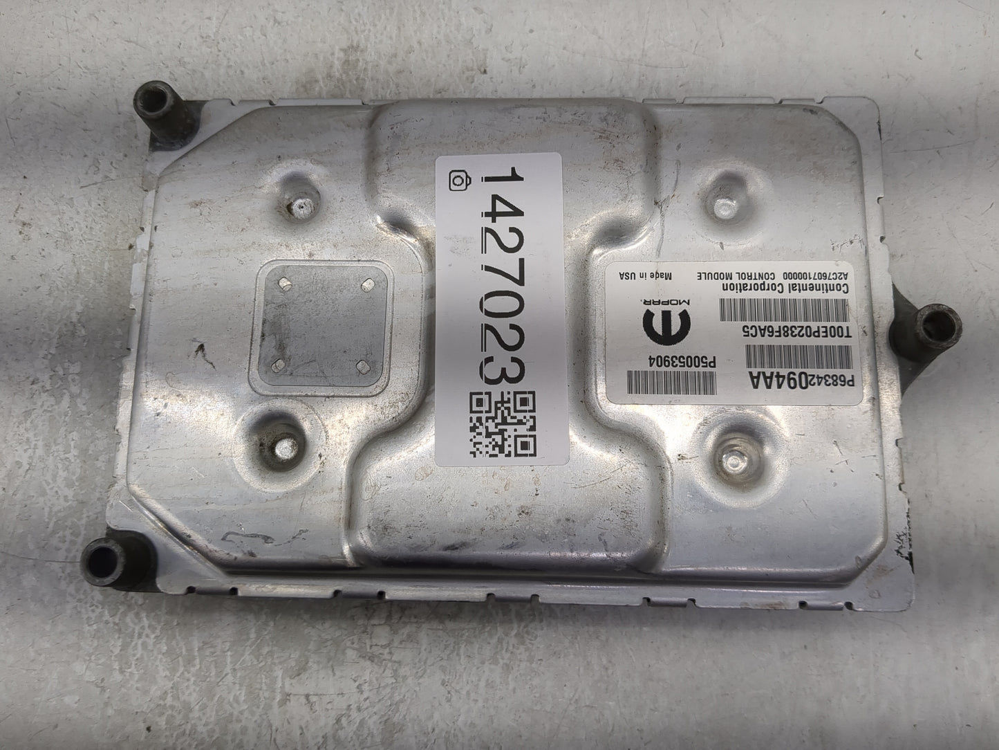 2018-2021 Jeep Renegade PCM Engine Control Computer ECU ECM PCU OEM P/N:P68342094AA Fits Fits 2018 2019 2020 2021 OEM Used A
