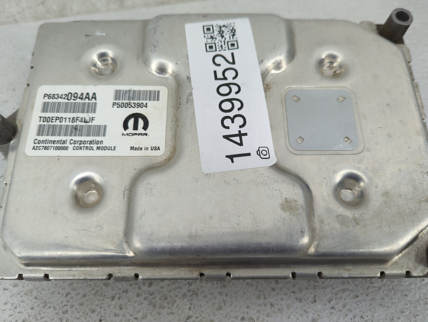 2018-2021 Jeep Renegade PCM Engine Control Computer ECU ECM PCU OEM P/N:P68342094AA P50053904 Fits Fits 2018 2019 2020 2021 