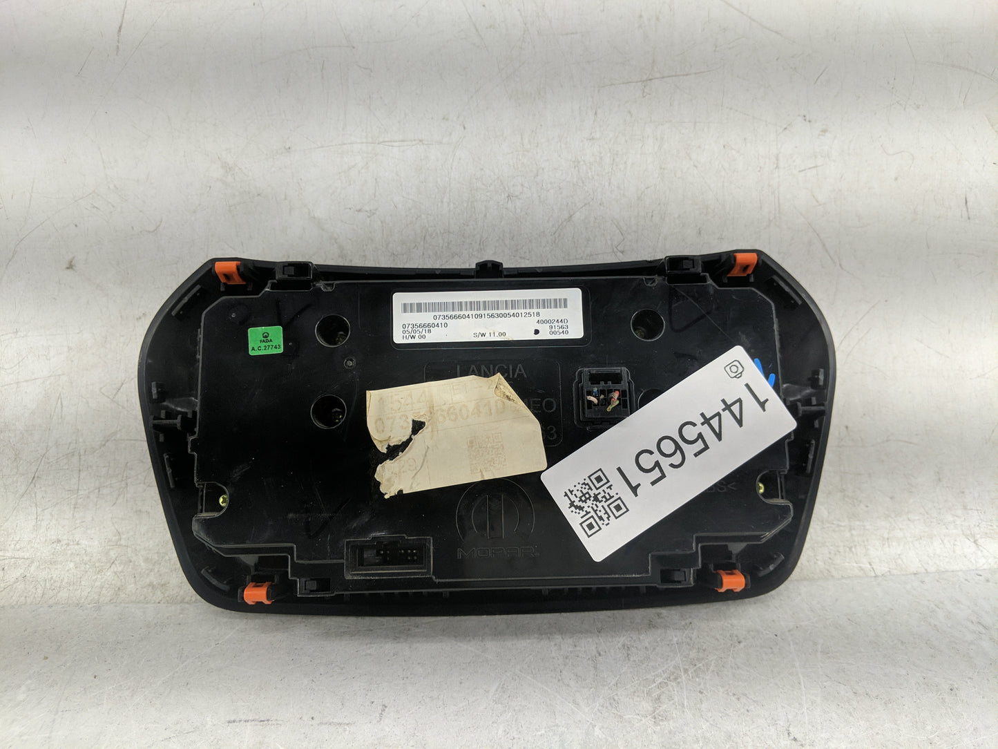 2018-2020 Jeep Renegade Climate Control Module Temperature AC/Heater Replacement P/N:07356660410 4000244D Fits Fits 2018 201