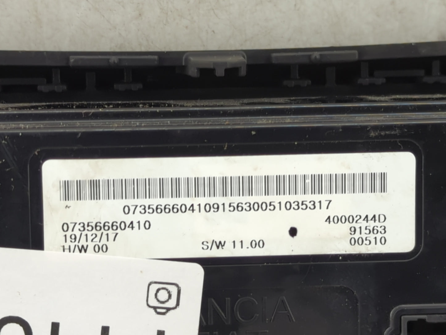 2018-2020 Jeep Renegade Climate Control Module Temperature AC/Heater Replacement P/N:07356660410 4000244D Fits Fits 2018 201