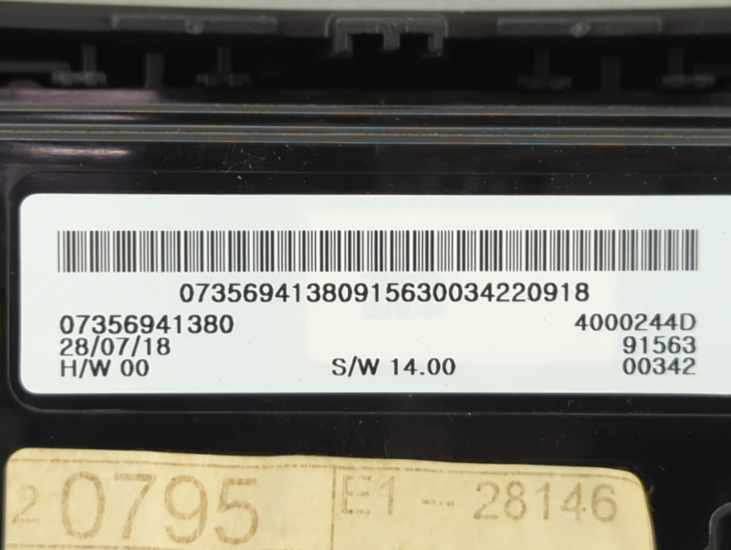 2018-2020 Jeep Renegade Climate Control Module Temperature AC/Heater Replacement P/N:07356941380 4000244D Fits Fits 2018 201