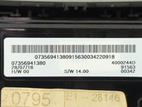 2018-2020 Jeep Renegade Climate Control Module Temperature AC/Heater Replacement P/N:07356941380 4000244D Fits Fits 2018 201