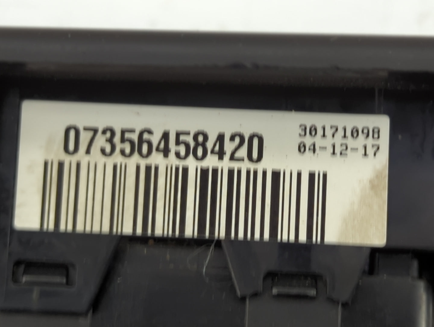 2015-2022 Jeep Renegade Master Power Window Switch Replacement Driver Side Left P/N:07356458420 30171098 Fits OEM Used Auto 