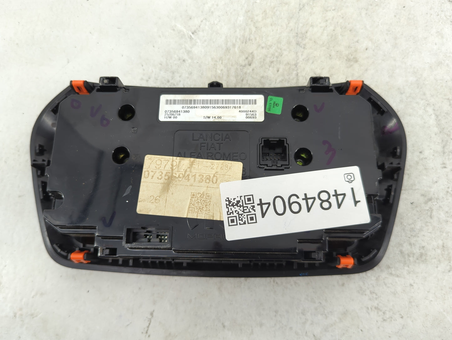 2018-2020 Jeep Renegade Climate Control Module Temperature AC/Heater Replacement P/N:07356941380 4000244D Fits Fits 2018 201