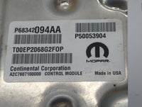 2018-2021 Jeep Renegade PCM Engine Control Computer ECU ECM PCU OEM P/N:P68342094AA Fits Fits 2018 2019 2020 2021 OEM Used A