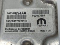 2018-2021 Jeep Renegade PCM Engine Control Computer ECU ECM PCU OEM P/N:P68342094AA Fits Fits 2018 2019 2020 2021 OEM Used A