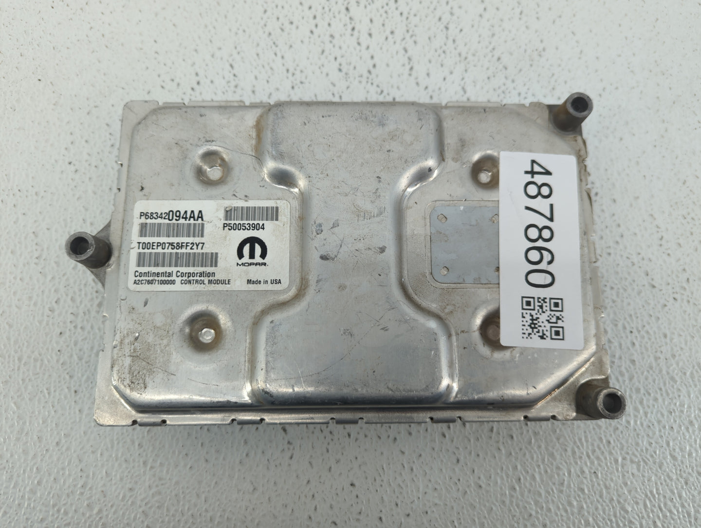 2018-2021 Jeep Renegade PCM Engine Control Computer ECU ECM PCU OEM P/N:P68342094AA Fits Fits 2018 2019 2020 2021 OEM Used A