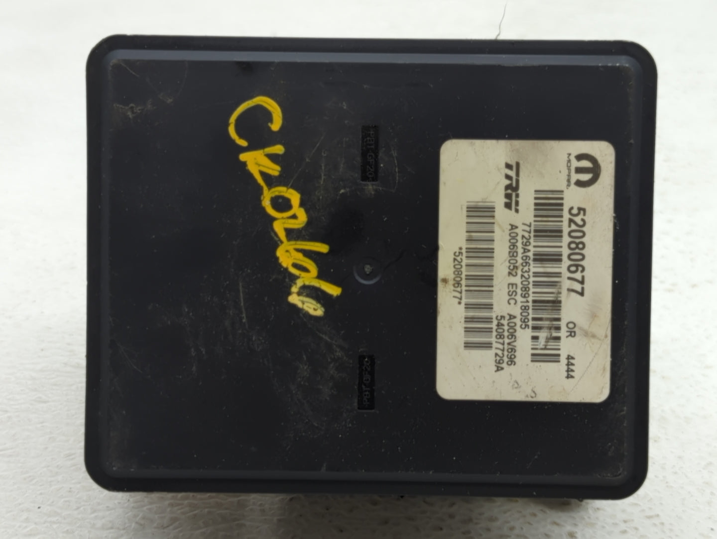 2018-2019 Jeep Renegade ABS Pump Control Module Replacement P/N:52080677 JL3A-12B684-CA, JL3A-12A650-AKA Fits Fits 2018 2019