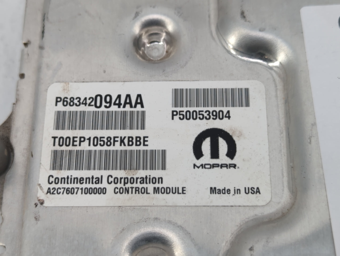 2018-2021 Jeep Renegade PCM Engine Control Computer ECU ECM PCU OEM P/N:P68342094AA Fits Fits 2018 2019 2020 2021 OEM Used A