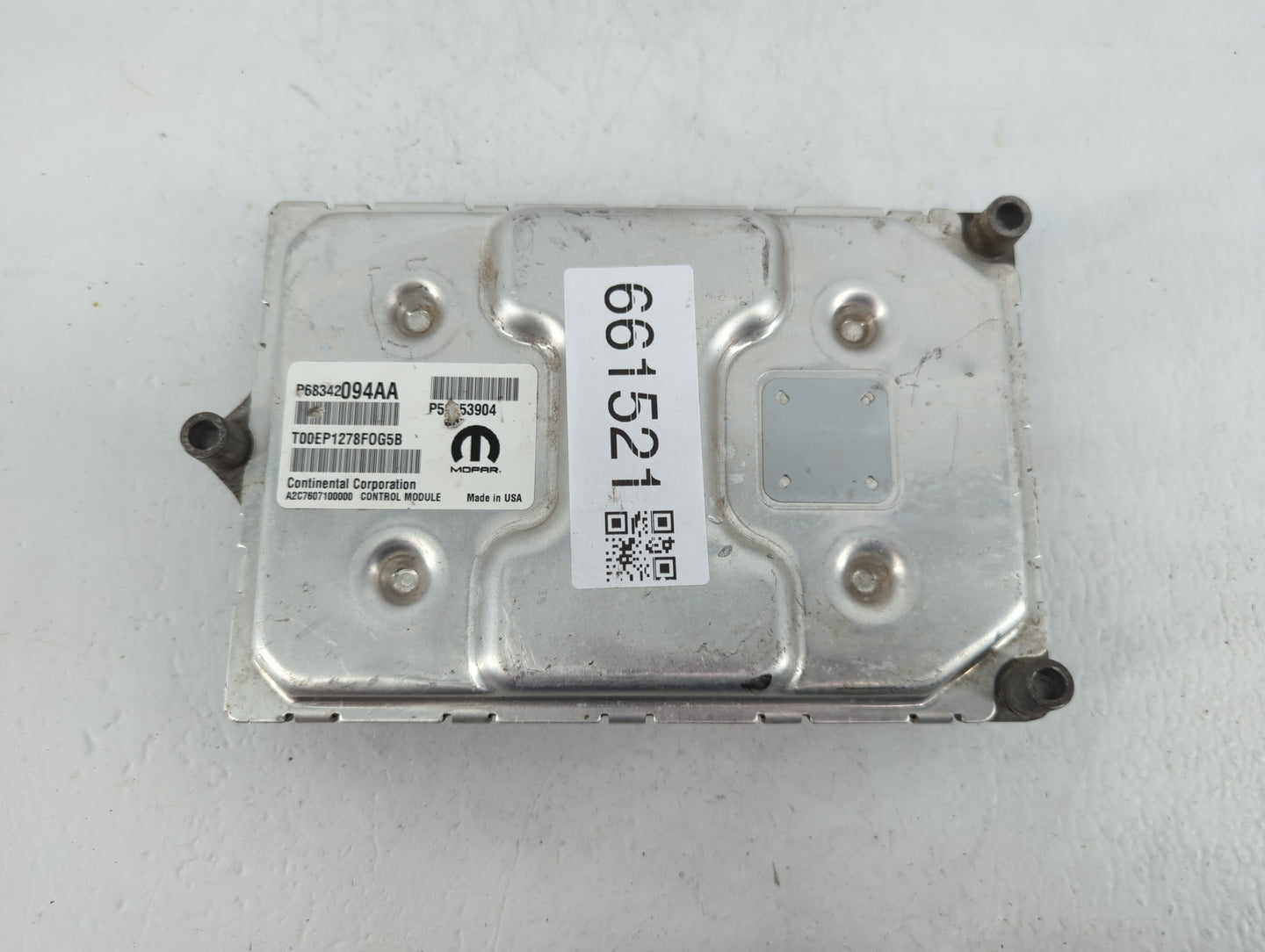 2018-2021 Jeep Renegade PCM Engine Control Computer ECU ECM PCU OEM P/N:P68342094AA Fits Fits 2018 2019 2020 2021 OEM Used A