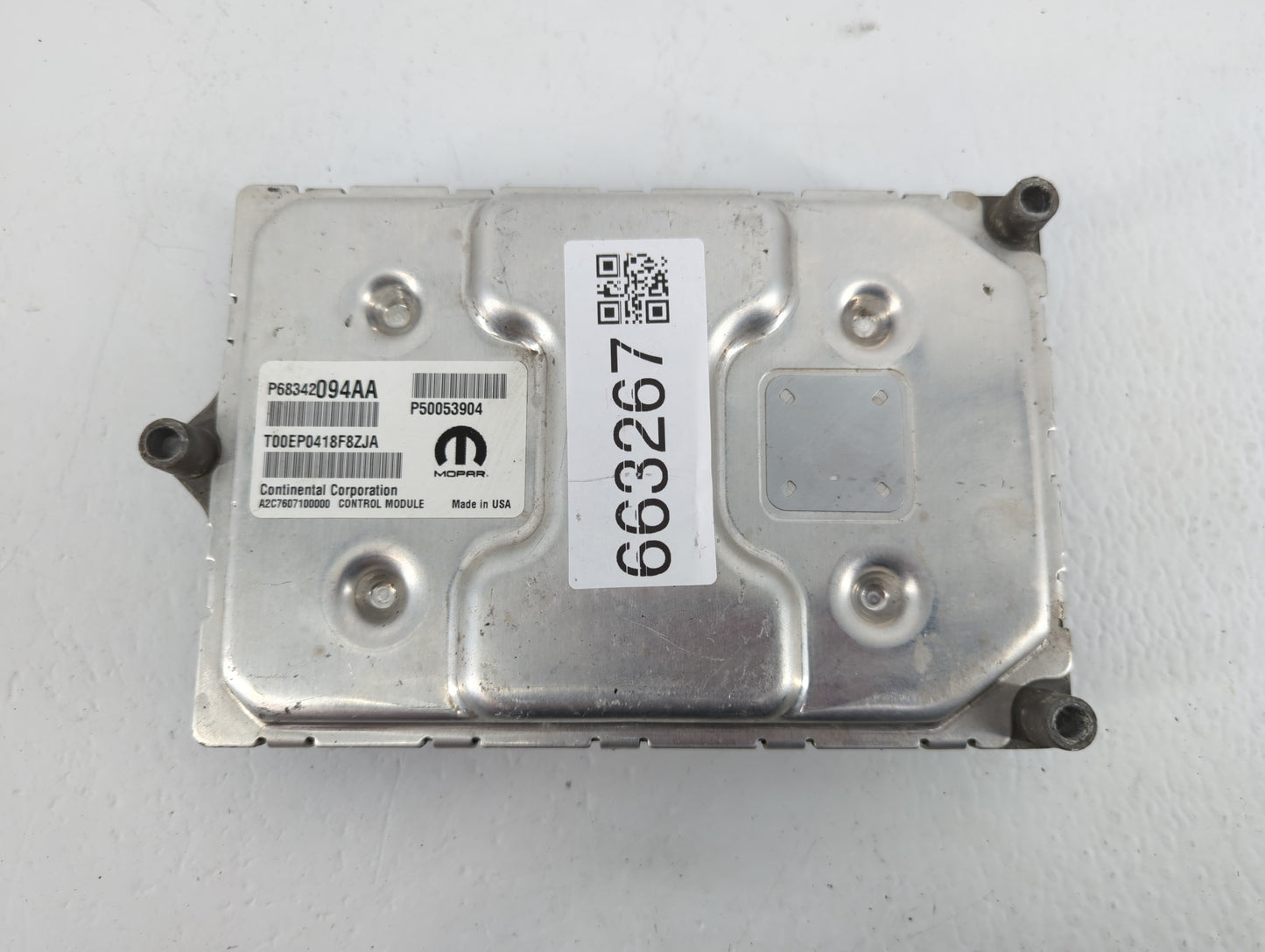 2018-2021 Jeep Renegade PCM Engine Control Computer ECU ECM PCU OEM P/N:P68342094AA Fits Fits 2018 2019 2020 2021 OEM Used A