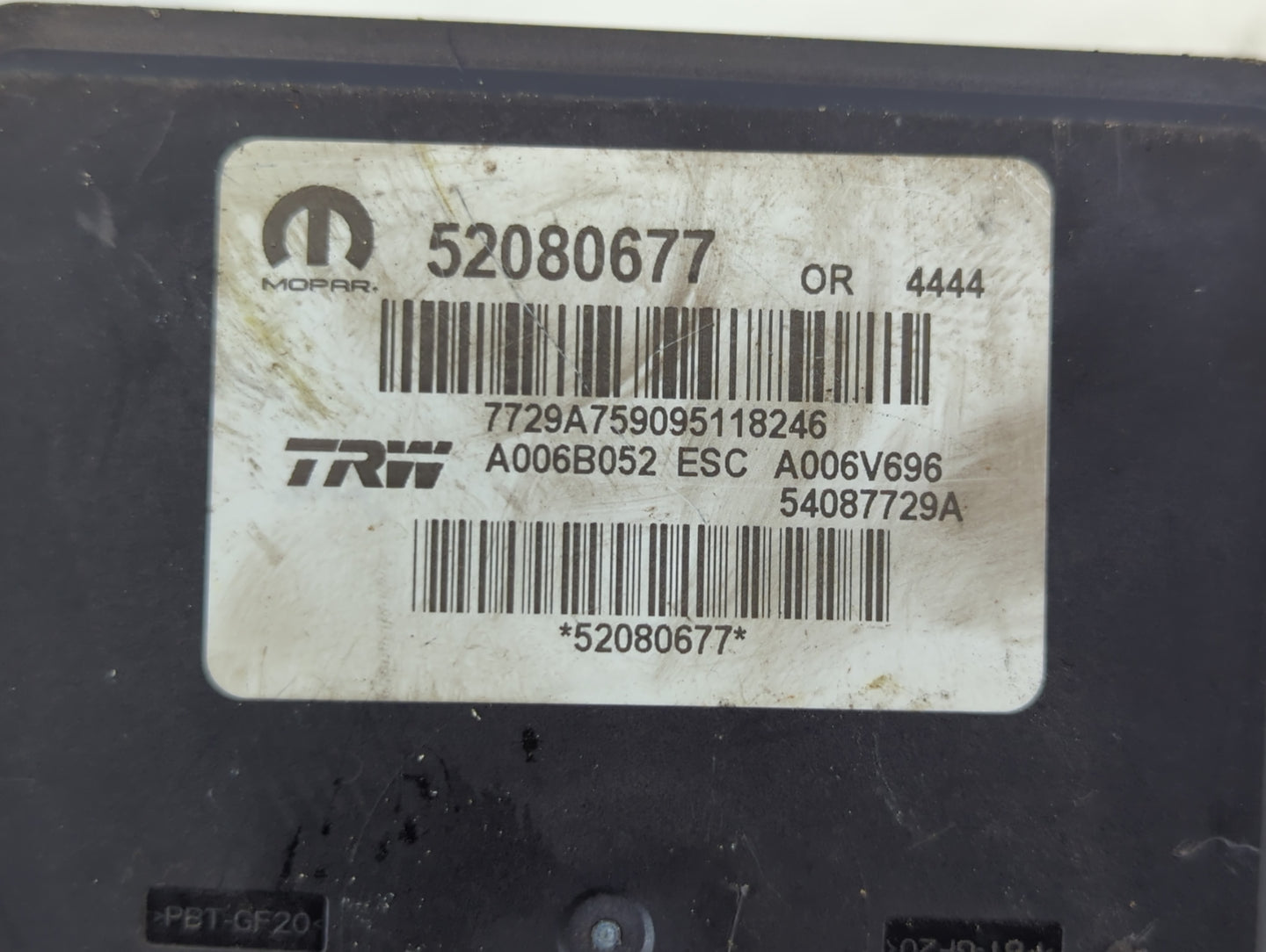 2018-2019 Jeep Renegade ABS Pump Control Module Replacement P/N:52080677 Fits Fits 2018 2019 OEM Used Auto Parts - Oemusedau