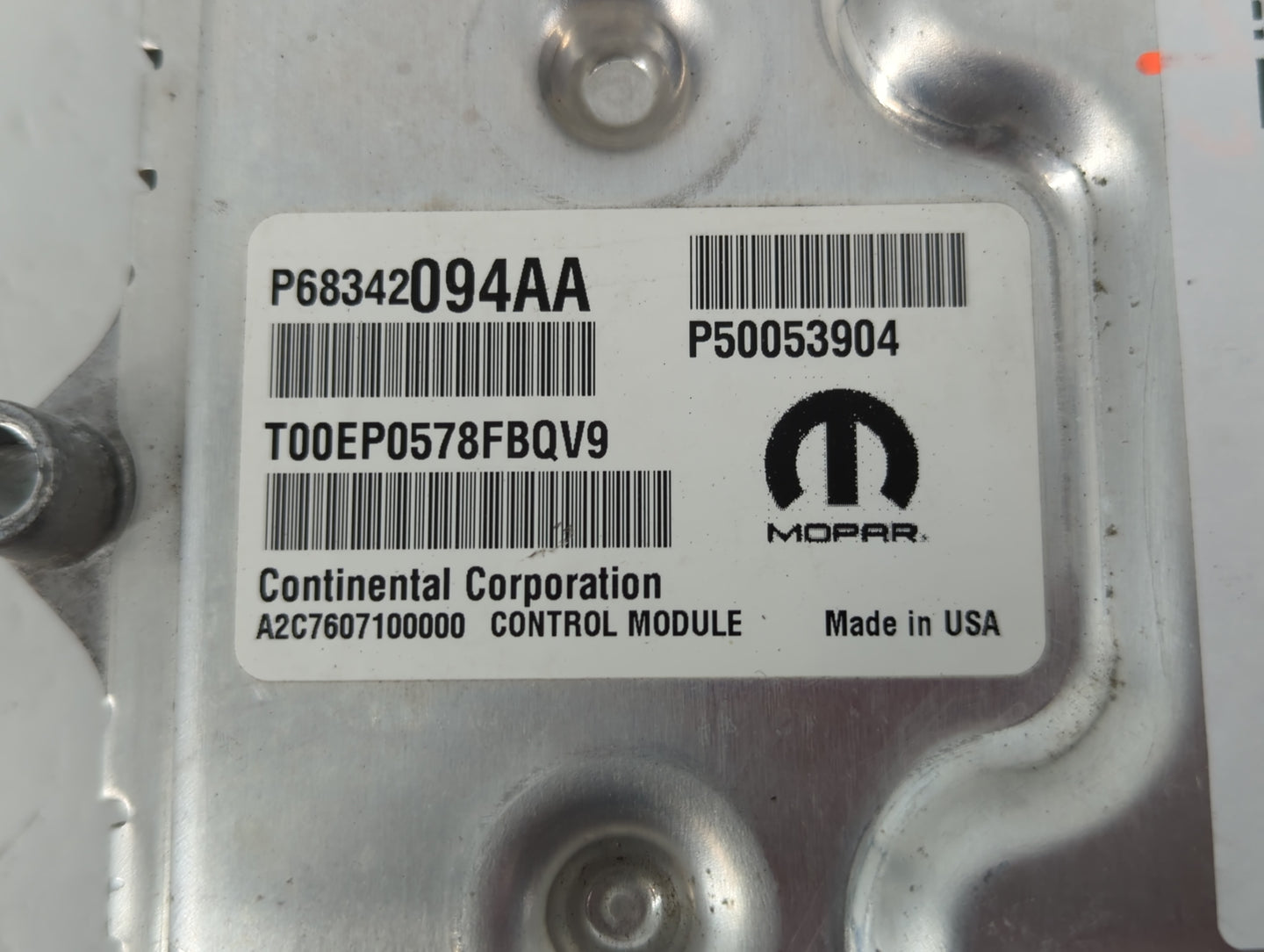 2018-2021 Jeep Renegade PCM Engine Control Computer ECU ECM PCU OEM P/N:P68342094AA Fits Fits 2018 2019 2020 2021 OEM Used A