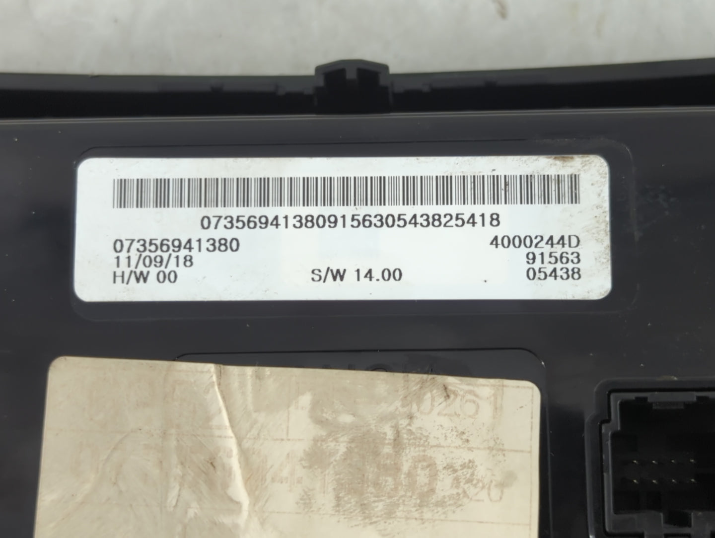 2018-2020 Jeep Renegade Climate Control Module Temperature AC/Heater Replacement P/N:4000244D 07356941380 Fits Fits 2018 201