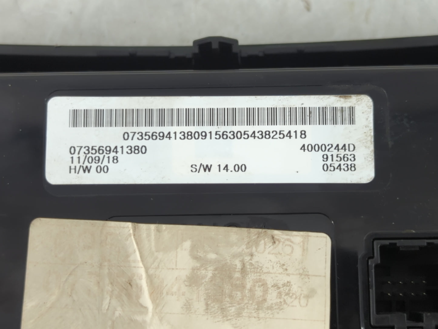 2018-2020 Jeep Renegade Climate Control Module Temperature AC/Heater Replacement P/N:4000244D 07356941380 Fits Fits 2018 201