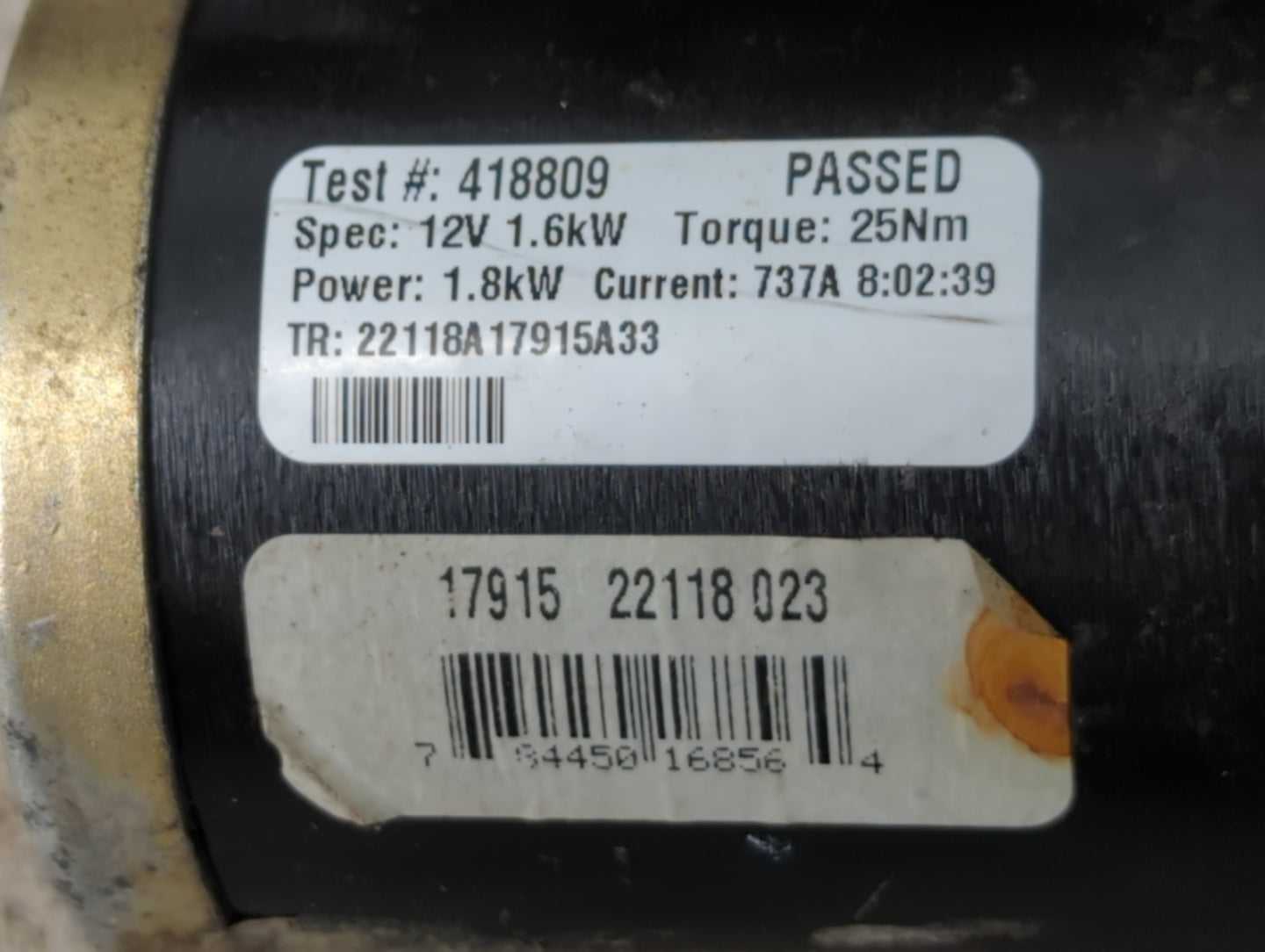 2015-2021 Jeep Renegade Car Starter Motor Solenoid OEM P/N:418809 17915 22118 023 Fits OEM Used Auto Parts - Oemusedautopart