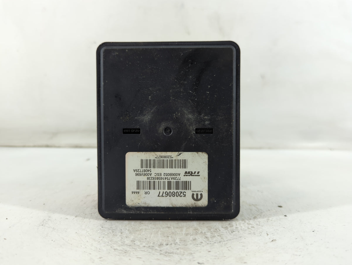 2018-2019 Jeep Renegade Anti-Lock Brake ABS Pump Module Actuator OEM P/N:52080677 Fits Fits 2018 2019 OEM Used Auto Parts - 