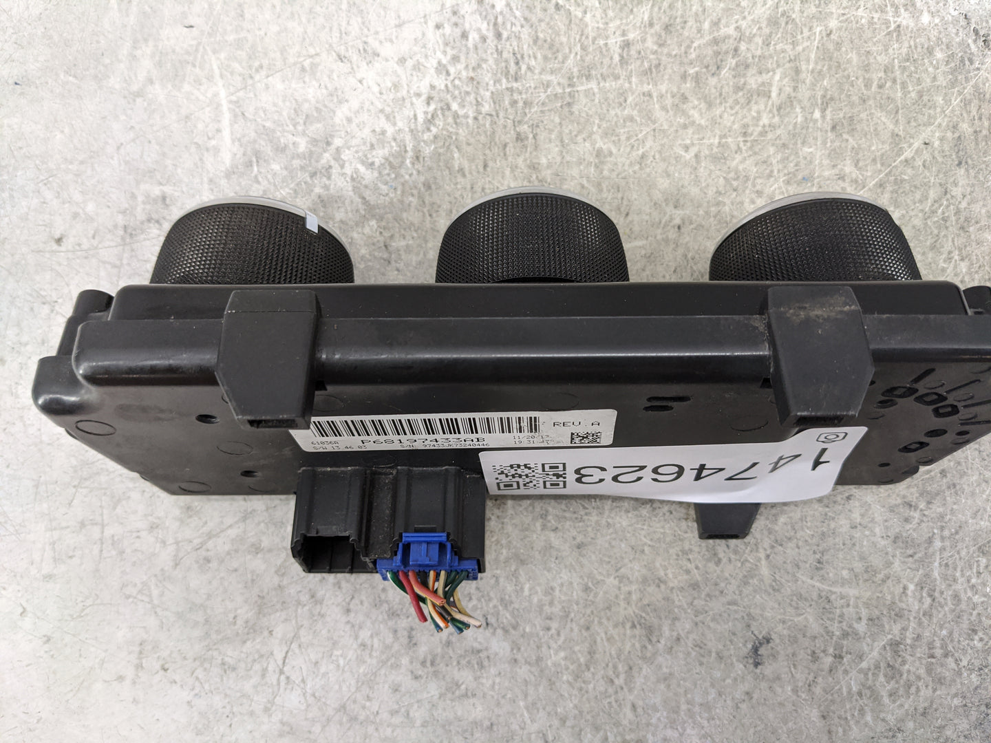 2014-2018 Jeep Wrangler Climate Control Module Temperature AC/Heater Replacement P/N:P68197433AB Fits OEM Used Auto Parts - 