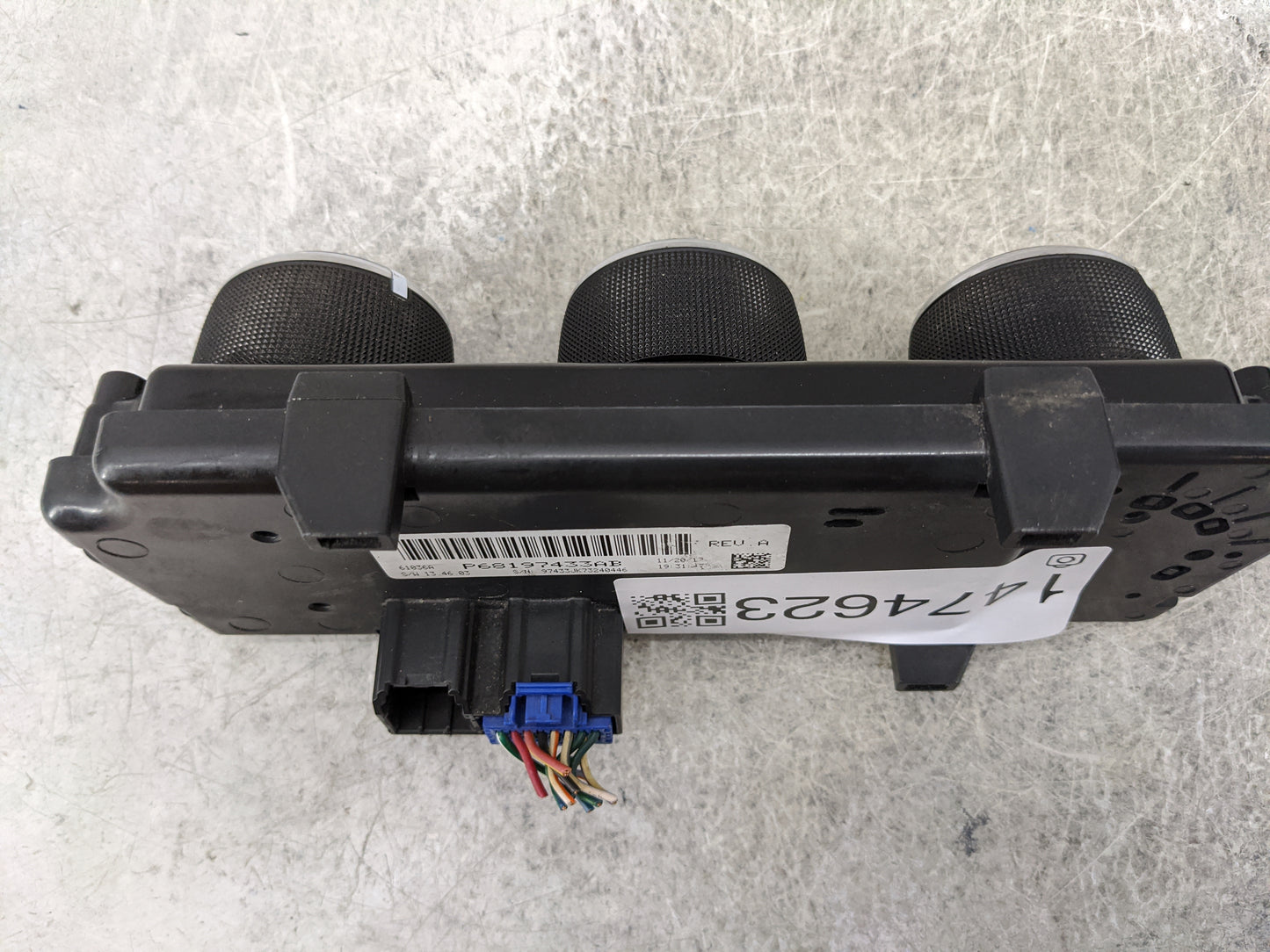 2014-2018 Jeep Wrangler Climate Control Module Temperature AC/Heater Replacement P/N:P68197433AB Fits OEM Used Auto Parts - 