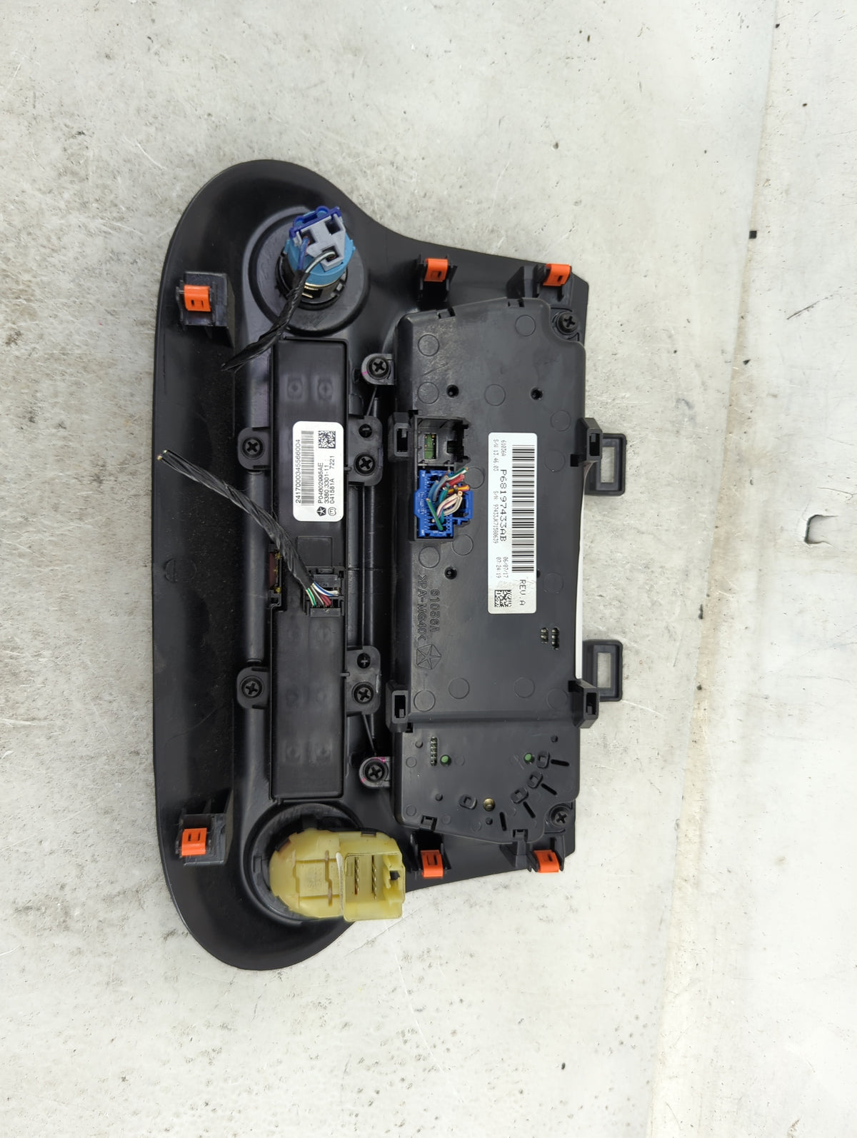 2014-2018 Jeep Wrangler Climate Control Module Temperature AC/Heater Replacement P/N:P68197433AB Fits OEM Used Auto Parts - 