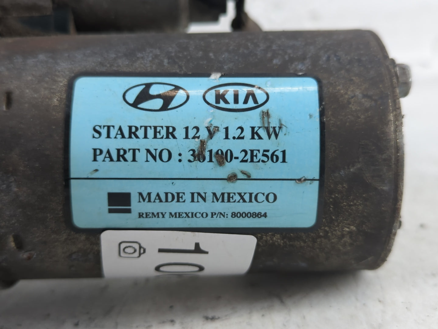 2017-2022 Kia Forte Car Starter Motor Solenoid OEM P/N:8000864 36100-2E561 Fits Fits 2017 2018 2019 2020 2021 2022 OEM Used 