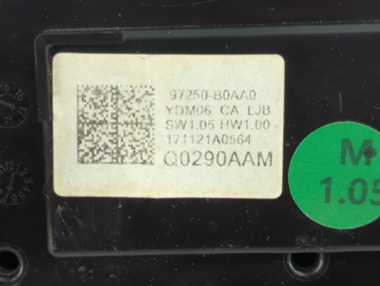 2017-2018 Kia Forte Climate Control Module Temperature AC/Heater Replacement P/N:97250-B0AA0 Fits Fits 2017 2018 OEM Used Au