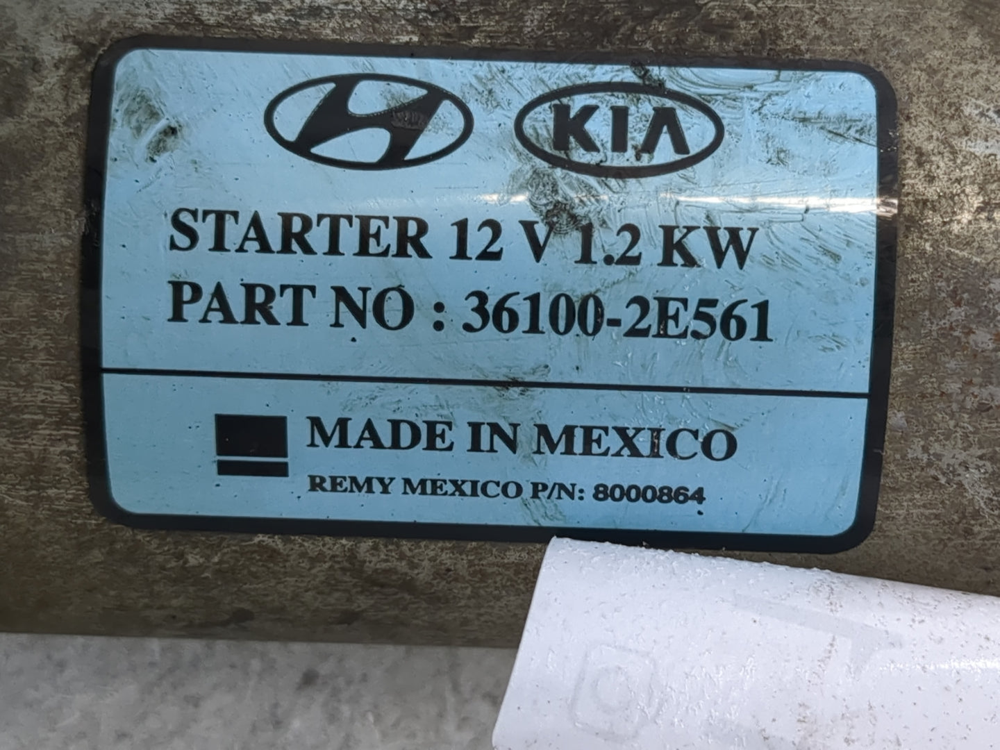 2017-2022 Kia Forte Car Starter Motor Solenoid OEM P/N:36100-2E561 Fits Fits 2017 2018 2019 2020 2021 2022 OEM Used Auto Par