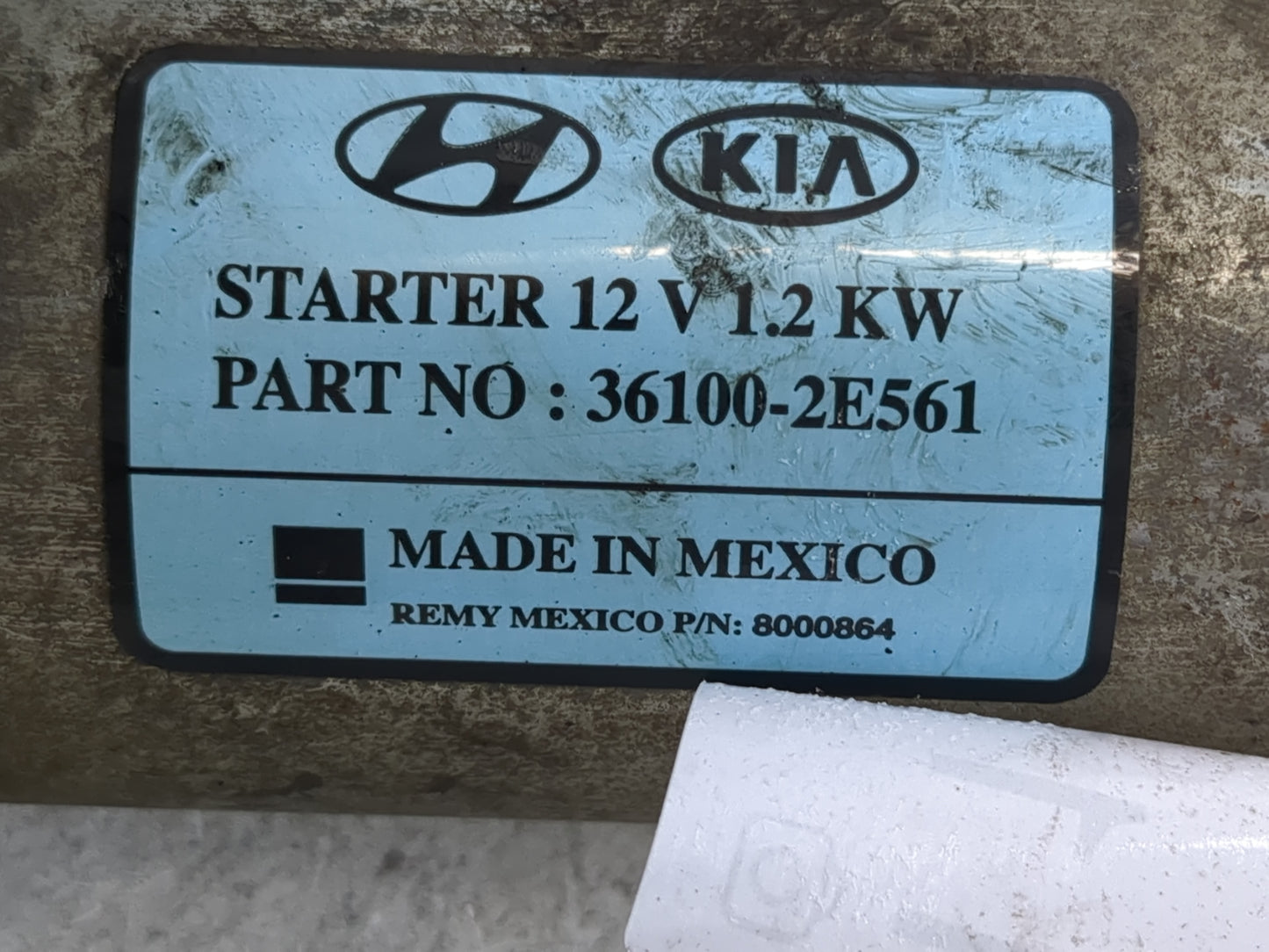 2017-2022 Kia Forte Car Starter Motor Solenoid OEM P/N:36100-2E561 Fits Fits 2017 2018 2019 2020 2021 2022 OEM Used Auto Par