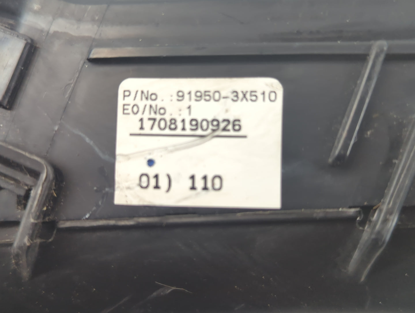 2017-2018 Kia Forte Fusebox Fuse Box Panel Relay Module P/N:91950-3X510 Fits Fits 2017 2018 OEM Used Auto Parts - Oemusedaut