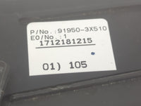 2017-2018 Kia Forte Fusebox Fuse Box Panel Relay Module P/N:91950-3X510 91951-3X150 Fits Fits 2017 2018 OEM Used Auto Parts 
