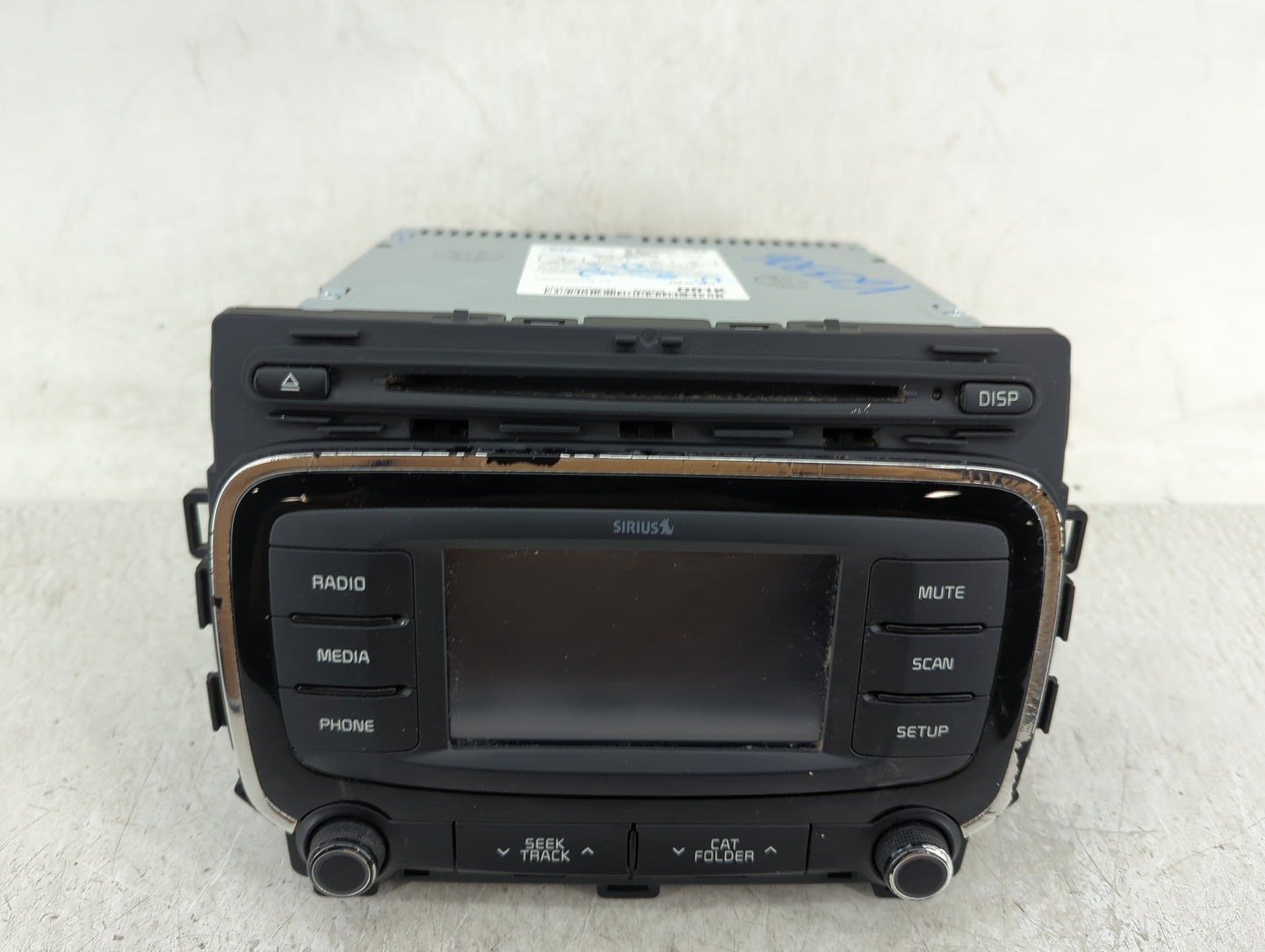 2017-2018 Kia Forte Radio AM FM Cd Player Receiver Replacement P/N:96180-B0010WK Fits Fits 2017 2018 OEM Used Auto Parts - O