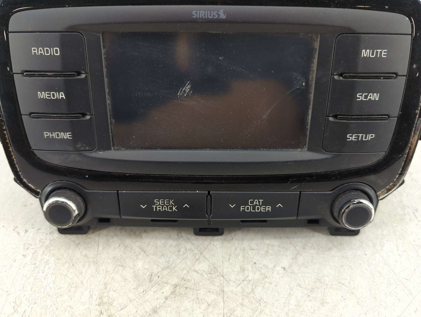 2017-2018 Kia Forte Radio AM FM Cd Player Receiver Replacement P/N:96180-B0010WK Fits Fits 2017 2018 OEM Used Auto Parts - O