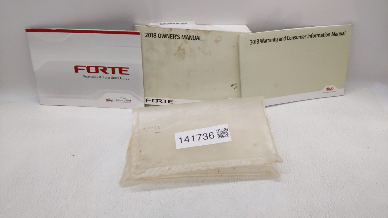 2018 Kia Forte Owners Manual Book Guide OEM Used Auto Parts - Oemusedautoparts1.com