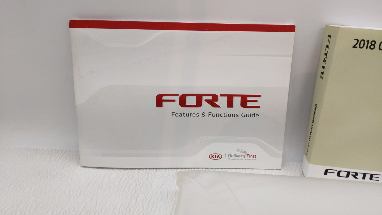 2018 Kia Forte Owners Manual Book Guide OEM Used Auto Parts - Oemusedautoparts1.com