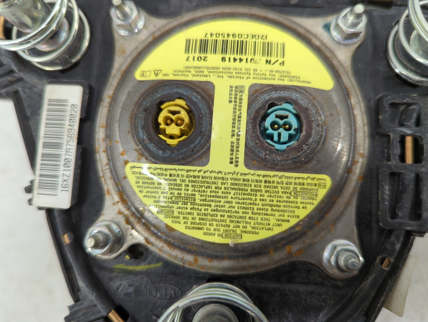2017-2018 Kia Forte Air Bag Driver Left Steering Wheel Mounted 1466021 - Oemusedautoparts1.com