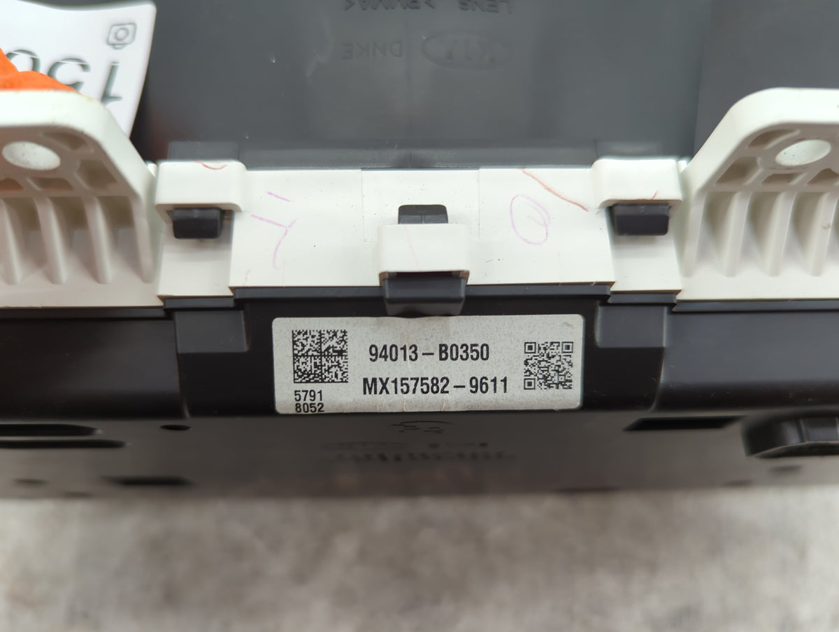 2018 Kia Forte Instrument Cluster Speedometer Gauges P/N:94013-B0350 MX157582-9611 Miles: Fits OEM Used Auto Parts - Oemused
