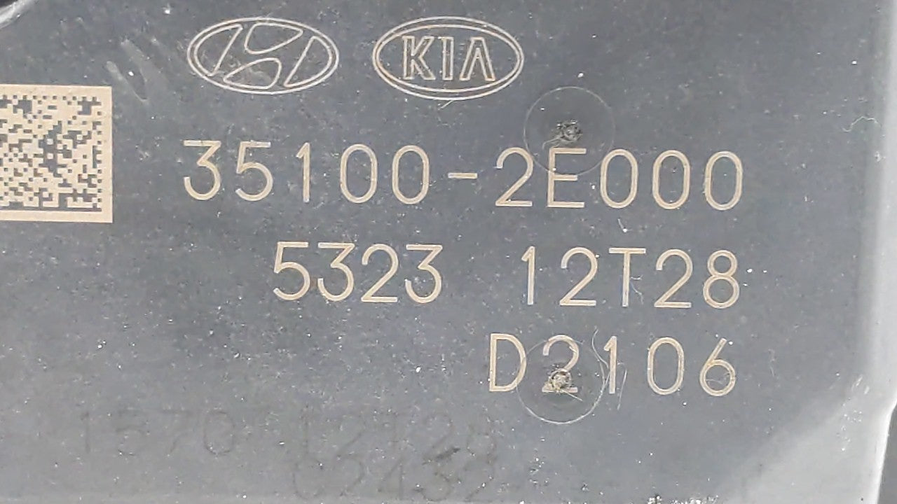 2014-2018 Kia Forte Throttle Body P/N:35100-2E000 Fits Fits 2011 2012 2013 2014 2015 2016 2017 2018 2019 OEM Used Auto Parts