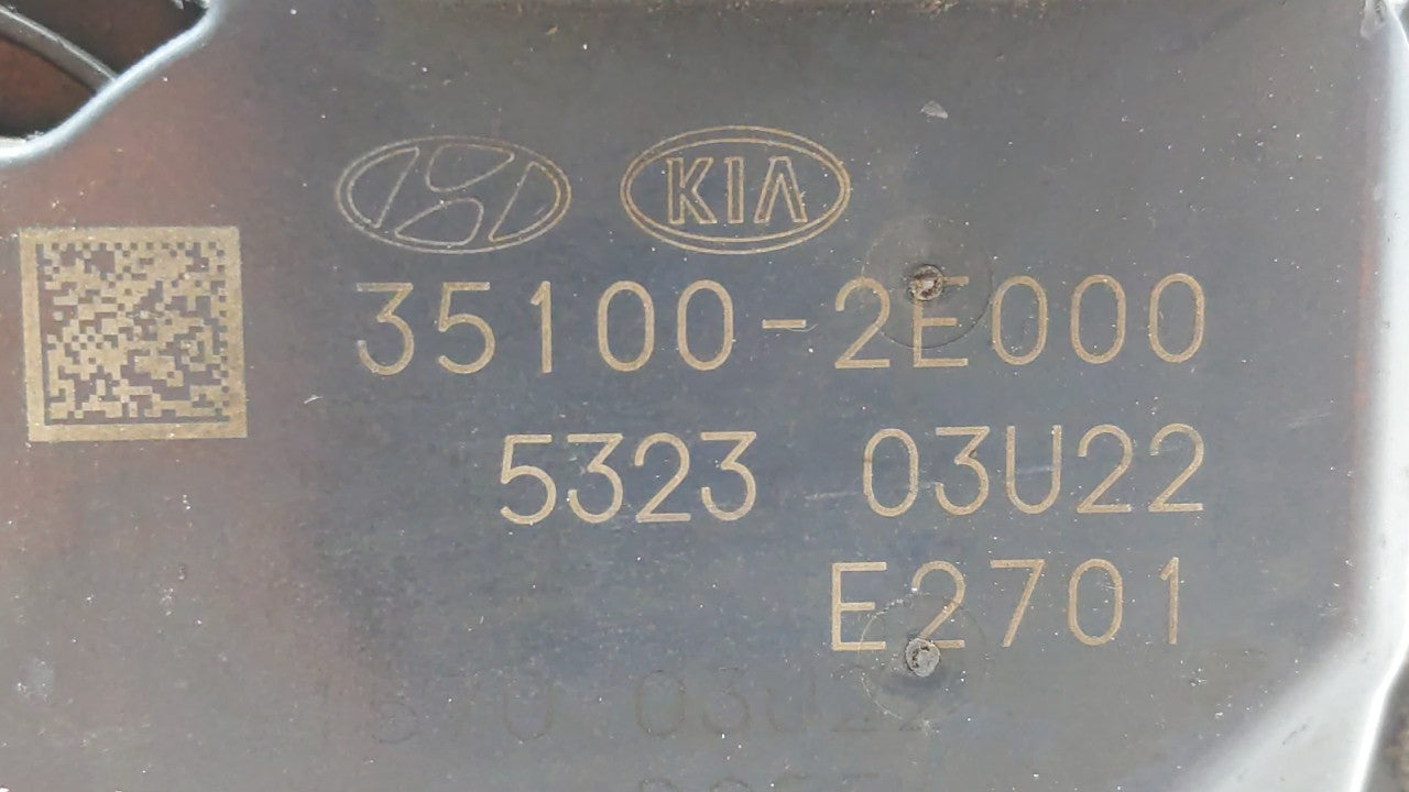 2014-2018 Kia Forte Throttle Body P/N:35100-2E000 Fits Fits 2011 2012 2013 2014 2015 2016 2017 2018 2019 OEM Used Auto Parts