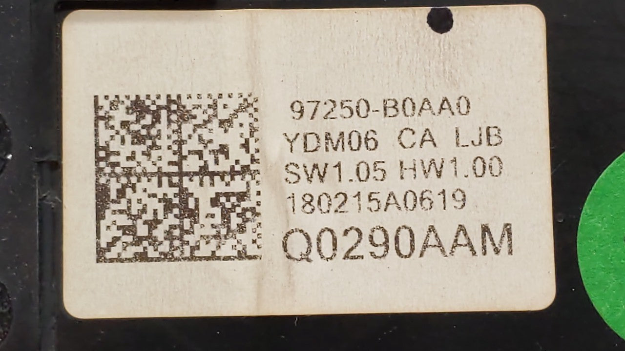 2017-2018 Kia Forte Climate Control Module Temperature AC/Heater Replacement P/N:97250-A7XXX 97250-B0AA0 Fits Fits 2017 2018