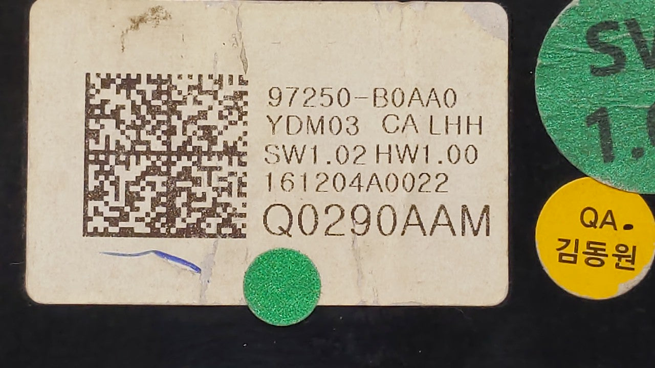 2017-2018 Kia Forte Climate Control Module Temperature AC/Heater Replacement P/N:97250-A7XXX 97250-B0AA0 Fits Fits 2017 2018