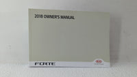 2018 Kia Forte Owners Manual Book Guide OEM Used Auto Parts - Oemusedautoparts1.com