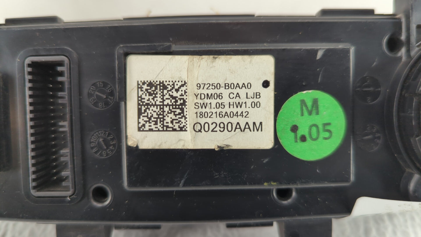 2017-2018 Kia Forte Climate Control Module Temperature AC/Heater Replacement P/N:97250-A7XXX 97250-B0AA0 Fits Fits 2017 2018