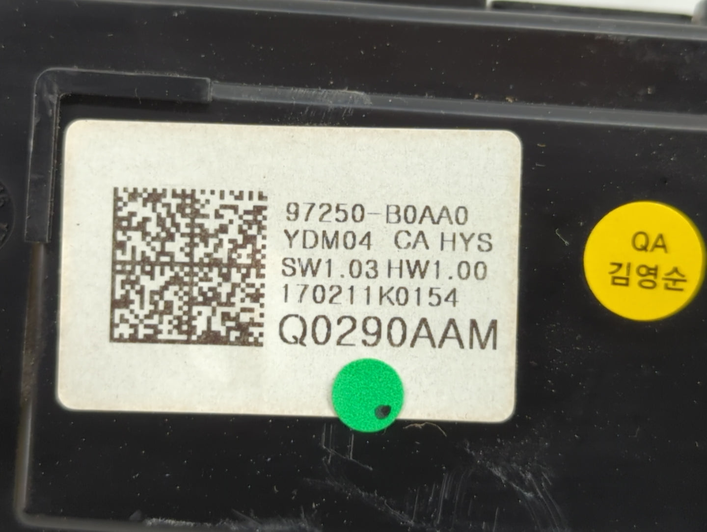 2017-2018 Kia Forte Climate Control Module Temperature AC/Heater Replacement P/N:97250-A7XXX 97250-B0AA0 Fits Fits 2017 2018