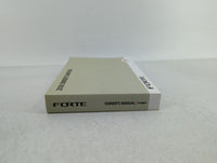 2018 Kia Forte Owners Manual Book Guide OEM Used Auto Parts - Oemusedautoparts1.com