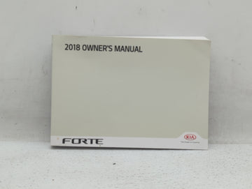 2018 Kia Forte Owners Manual Book Guide OEM Used Auto Parts - Oemusedautoparts1.com